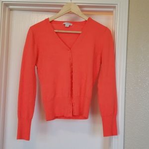 Coral large cotton on cardigan